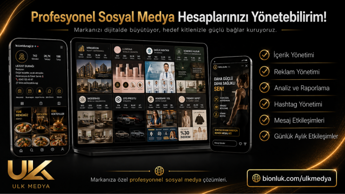 Sosyal medya hesaplarınızı yönetebilirim