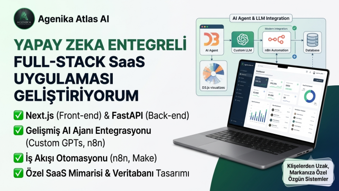 Next.js ve AI ile yüksek performanslı SaaS projeleri yaparım