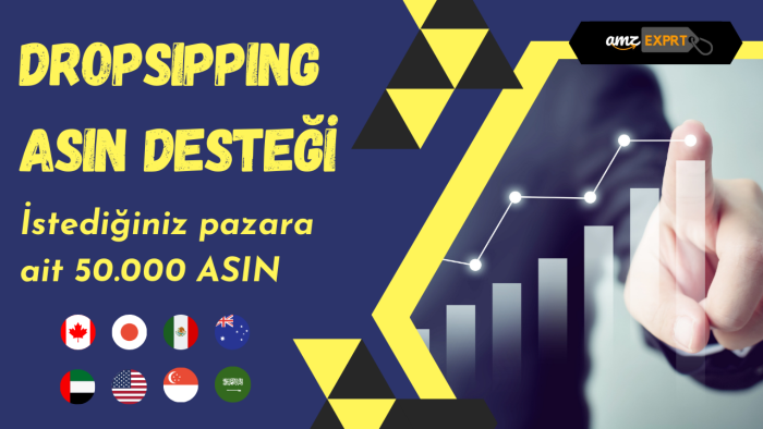 dropshipping için ASIN desteği sağlarım