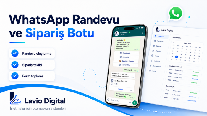 profesyonel whatsapp sipariş otomasyon sistemi kuruyorum