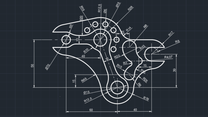 AutoCAD ile 2D teknik çizim yaparım