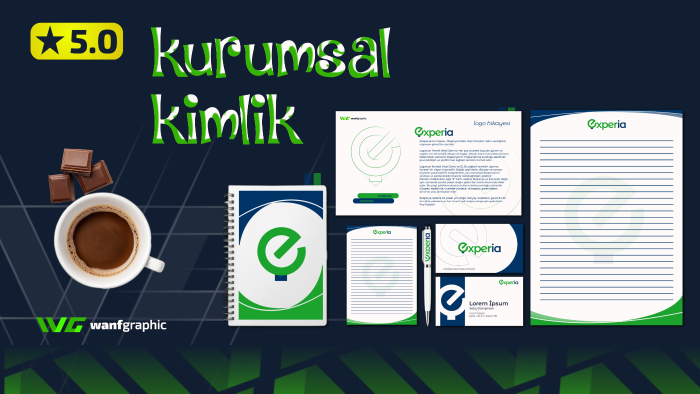markanız için detaylı kurumsal kimlik çalışması yaparım