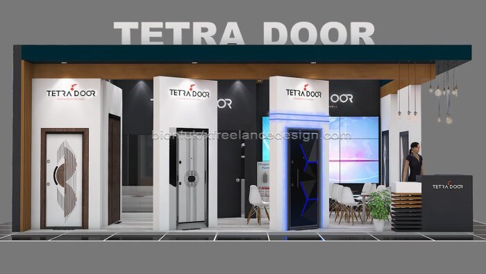 ahşap fuar stant tasarımı yapıyorum