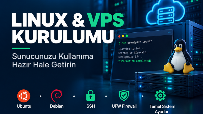 Linux VPS sunucunuzu kurup yapılandırabilirim
