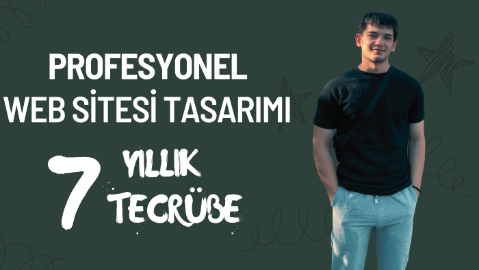 profesyonel web sayfası tasarlarım