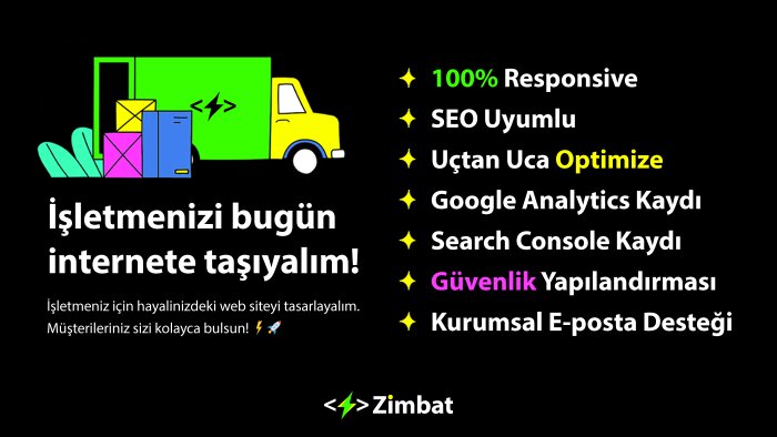 modern ve seo uyumlu web siteleri geliştiriyorum