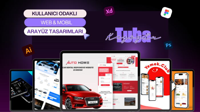mobil ve web UI/UX (Kullanıcı Arayüz) tasarımı yapabilirim