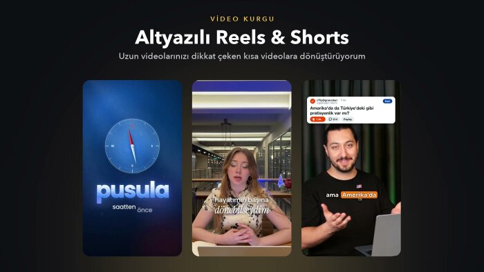 youtube, podcast ve eğitim videolarınızı kurgularım