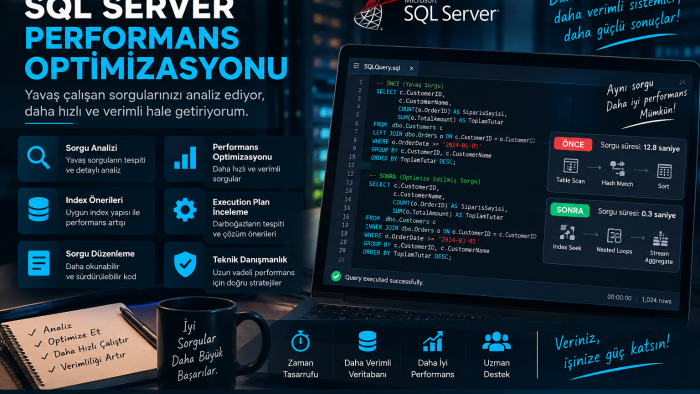 SQL Server sorgularınızı analiz ediyor ve optimize ediyorum