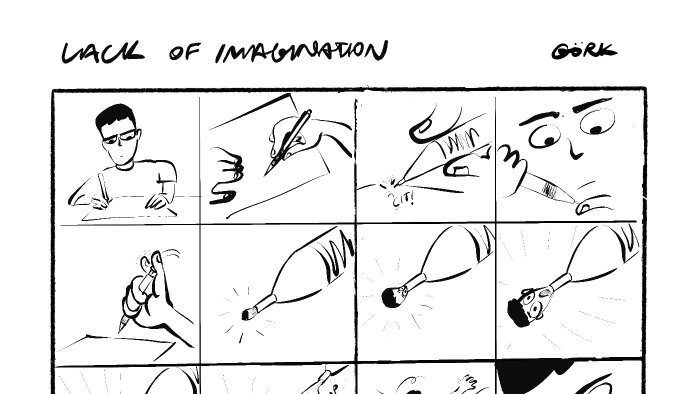 hikayelerinize uygun şekilde storyboard çizebilirim
