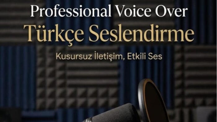  projeleriniz için Türkçe seslendirme yaparım