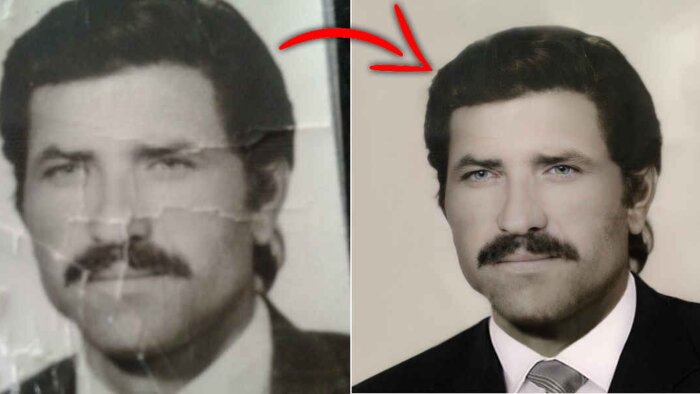 yırtık ve hasarlı fotoğraflarınızı birleştirebilirim