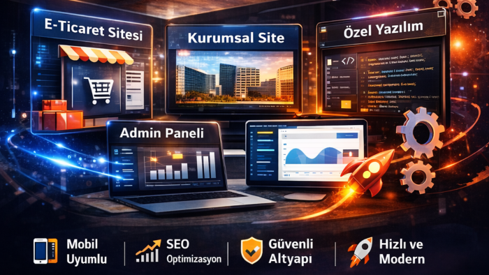 tam donanımlı web sitesi yaparım