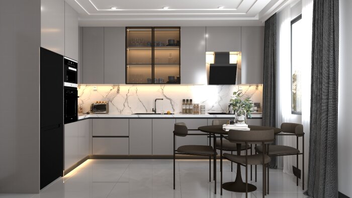 mimar olarak iç mekan tasarımınızı yapıp render alabilirim