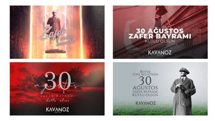 30 Ağustos Zafer Bayramı kutlama videoları hazırlarım
