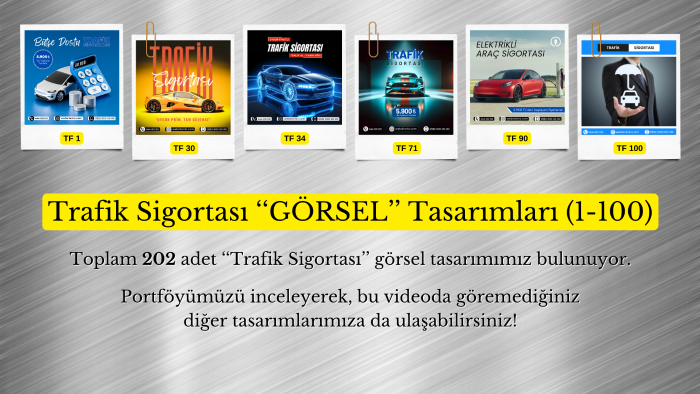 dikkat çekici trafik sigortası tasarımları yapabilirim