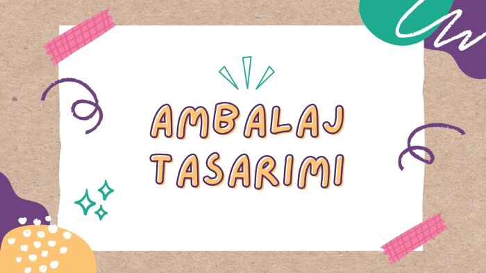 ürün ambalajlarınız için profesyonel tasarımlar yaparım