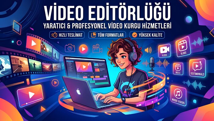 videolarınızı düzenlerim