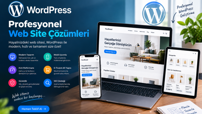 işletmeleriniz için profesyonel web sitesi tasarlayabilirim