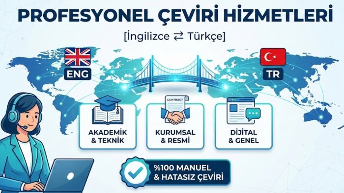 İngilizce -Türkçe çeviri yapıyorum