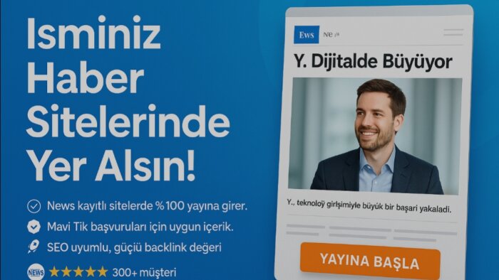haber sitelerinde haberinizi yayınlarım