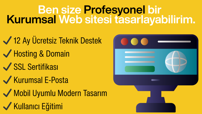 kurumsal site tasarımı yapabilirim