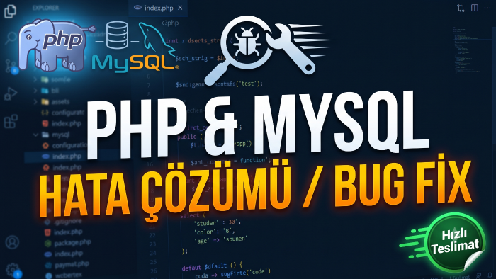 web sitenizdeki hataları gideririm