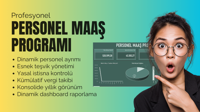 dinamik personel tablosu hazırlayabilirim