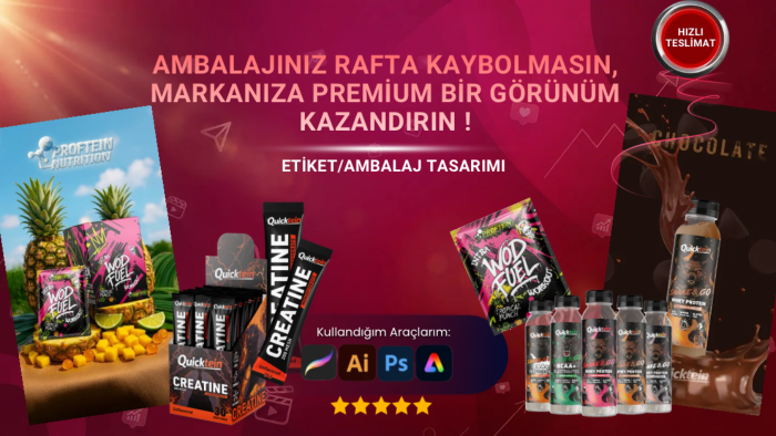 markaya özel özgün etiket ambalajlar tasarlıyorum