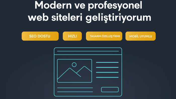 şık ve kullanıcı dostu web siteleri yaparım