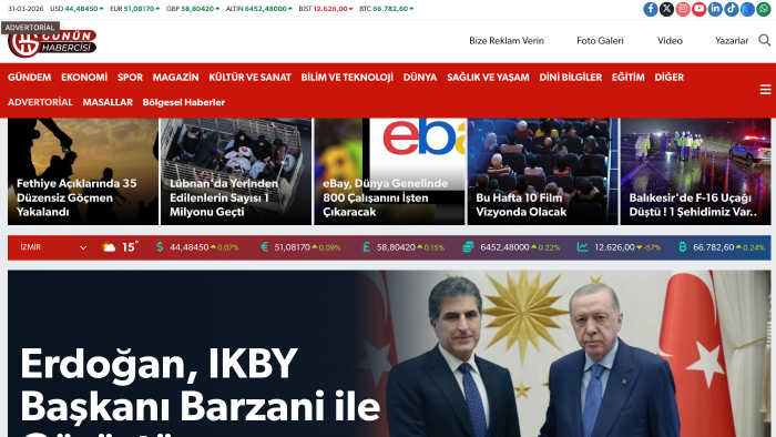 haber sitemizde reklamınızı yayınlarım