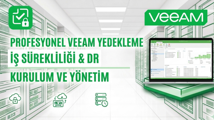 Veeam ile verilerinizin yedekleme&kurtarma sürecini yönetirm