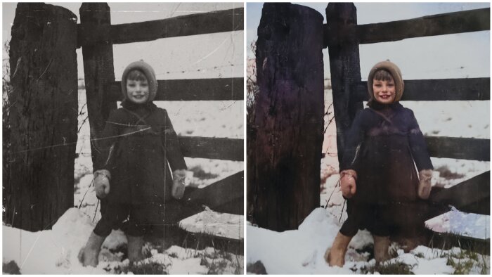 eski fotoğraflarınızı renklendirip, restore edebilirim