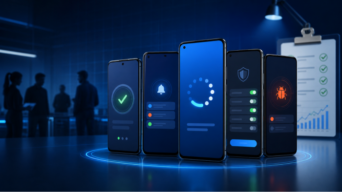 uygulamanızı gerçek Android cihazlarda test ederim