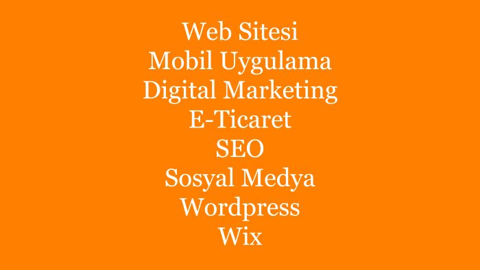 web sitesi ve mobil uygulama yapıyorum