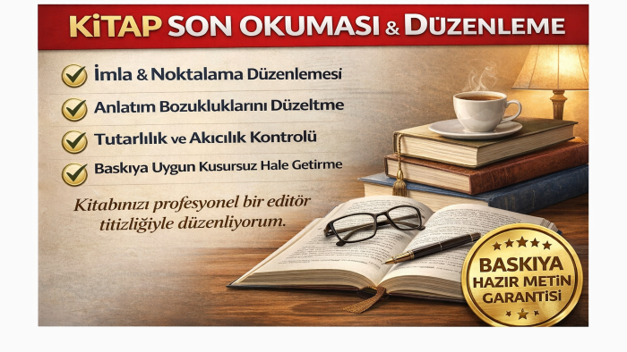 metinlerinizi yayın ve teslim öncesi kusursuz hâle getiririm