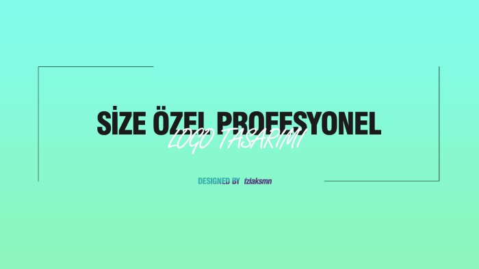 logo tasarımı için burdayım