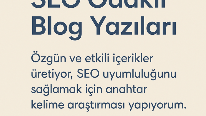 her konuda özgün ve dikkat çekici blog  yazısı yazabilirim