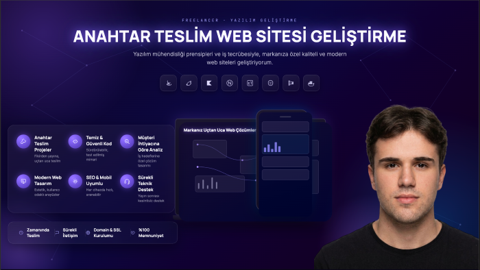 yeni teknolojilerle ihtiyacınız olan web siteyi yapabilirim