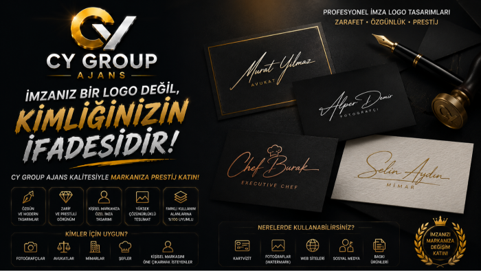 kişisel markanız için premium imza logo tasarlarım