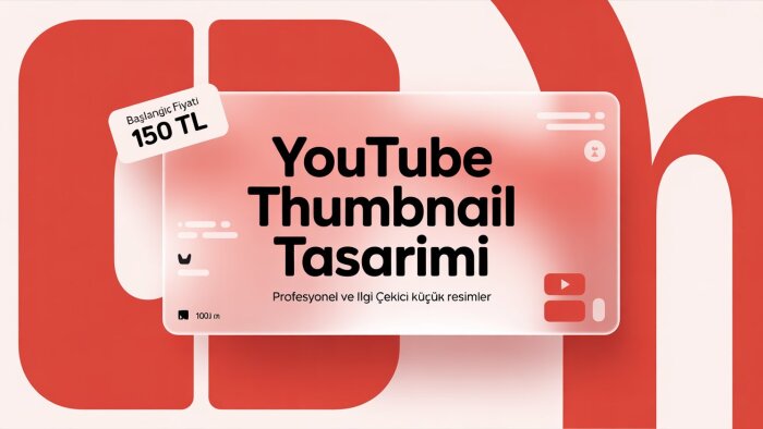 YouTube kanalınız için küçük resim tasarlarım