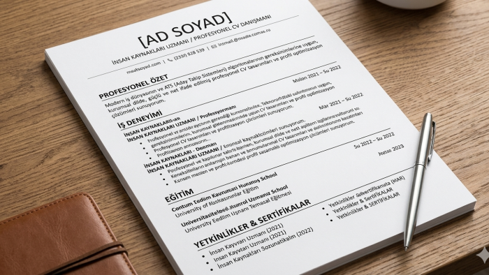 ats uyumlu cv ve dijital profil hazırlıyorum