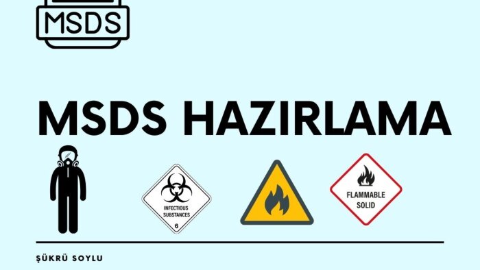 kimyasallar için MSDS belgesi hazırlarım