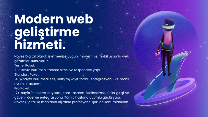  modern ve SEO uyumlu web yazılım geliştireceğim