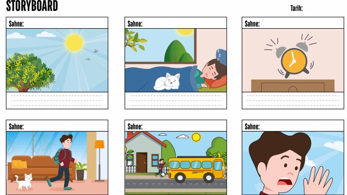 sizin için storyboard hazırlayabilirim