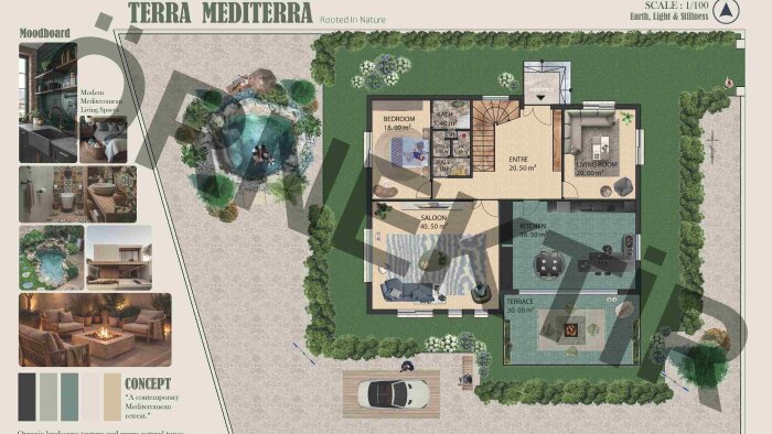 Photoshop ile mimari plan görselleştirmesi yaparım