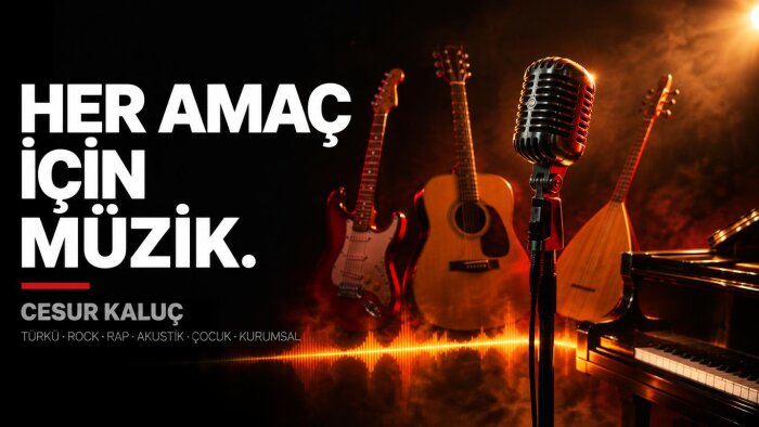 her amaç için yapay zekâ ile özgün müzik üretirim