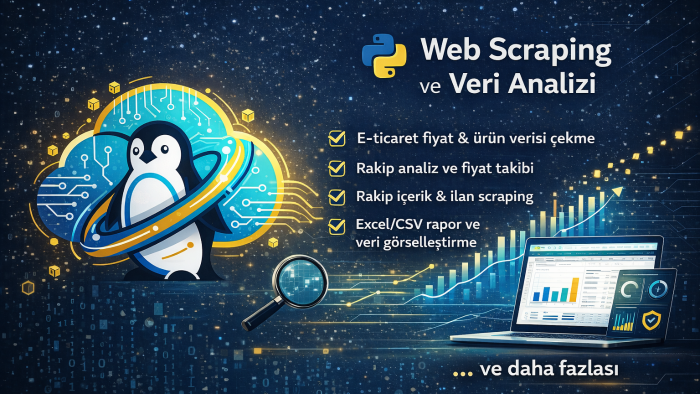 web verilerini analiz ederek anlamlı içgörüler üretiyorum