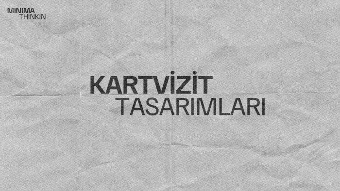 markanız veya kurumunuz için kartvizit tasarımları yapıyorum