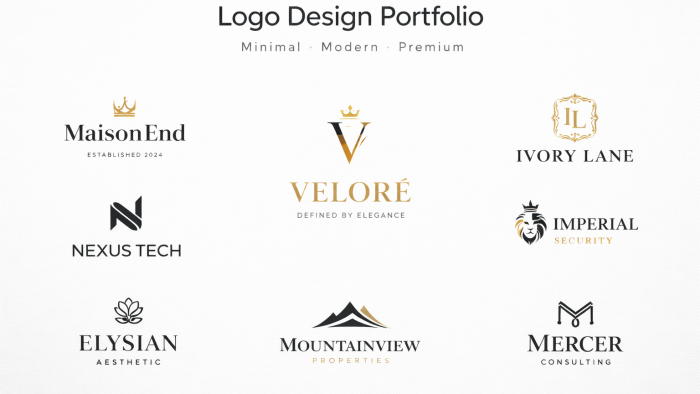 minimal, premium ve akılda kalıcı logo tasarımı yapabilirim